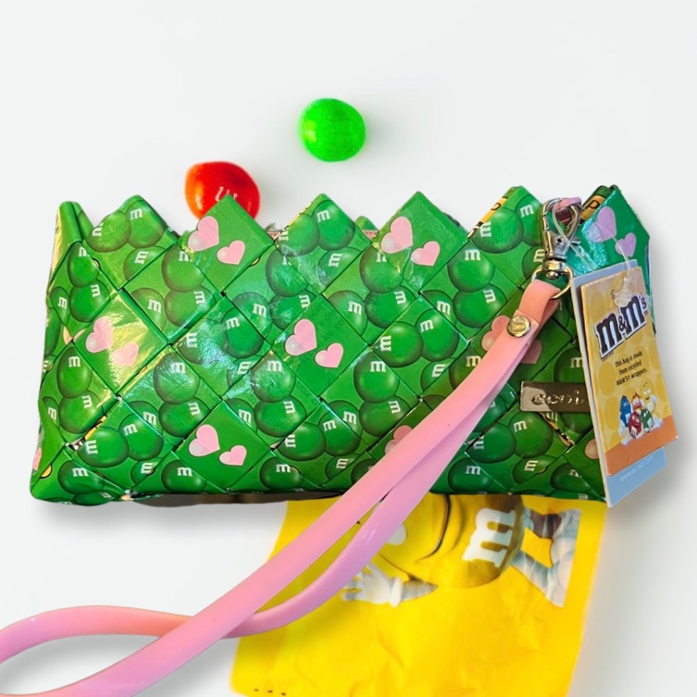 Ecoist  M& M Candy Wrapper Wristlet